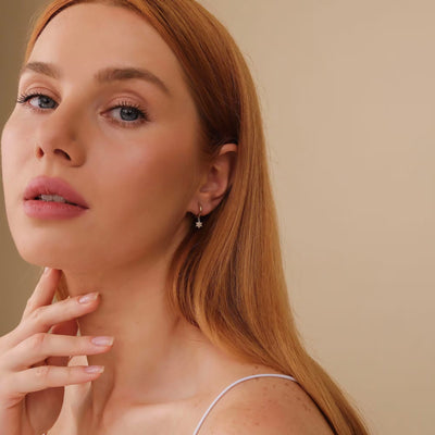 round-star-shaped-moissanite-diamond-huggie-hoop-earrings