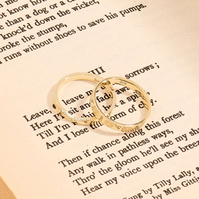 V Shape Curved Moissanite Diamond Wedding Band in Gold