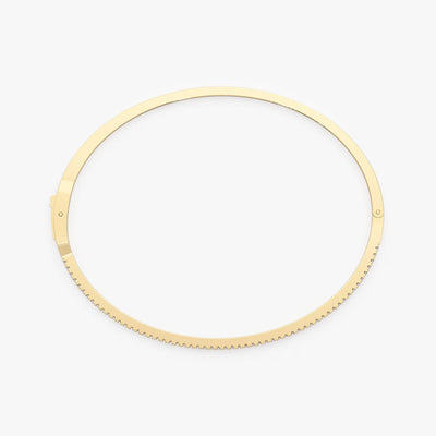 Round Cut Diamond Bracelet Bangle for Birthday Gift