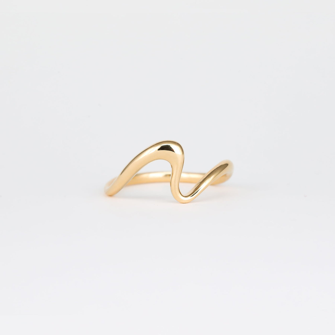 Plain Curved Unique Wedding Band
