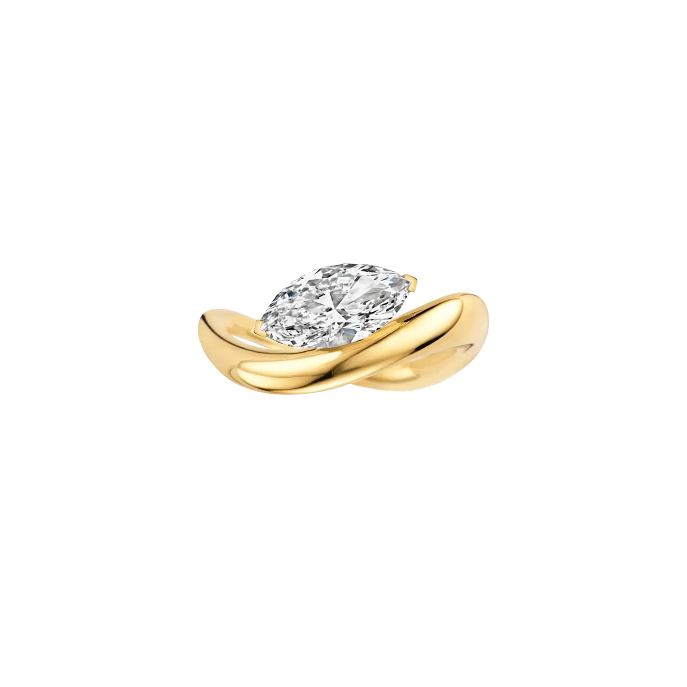 1.50CT Marquise Cut East West Solitaire Engagement Ring