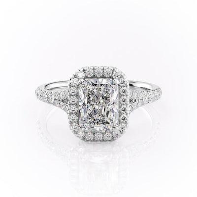 2-1-ct-radiant-cut-halo-split-shank-setting-moissanite-engagement-ring