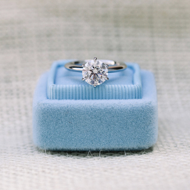 2.50ct Round Brilliant Cut Diamond 14K Gold Engagement Ring