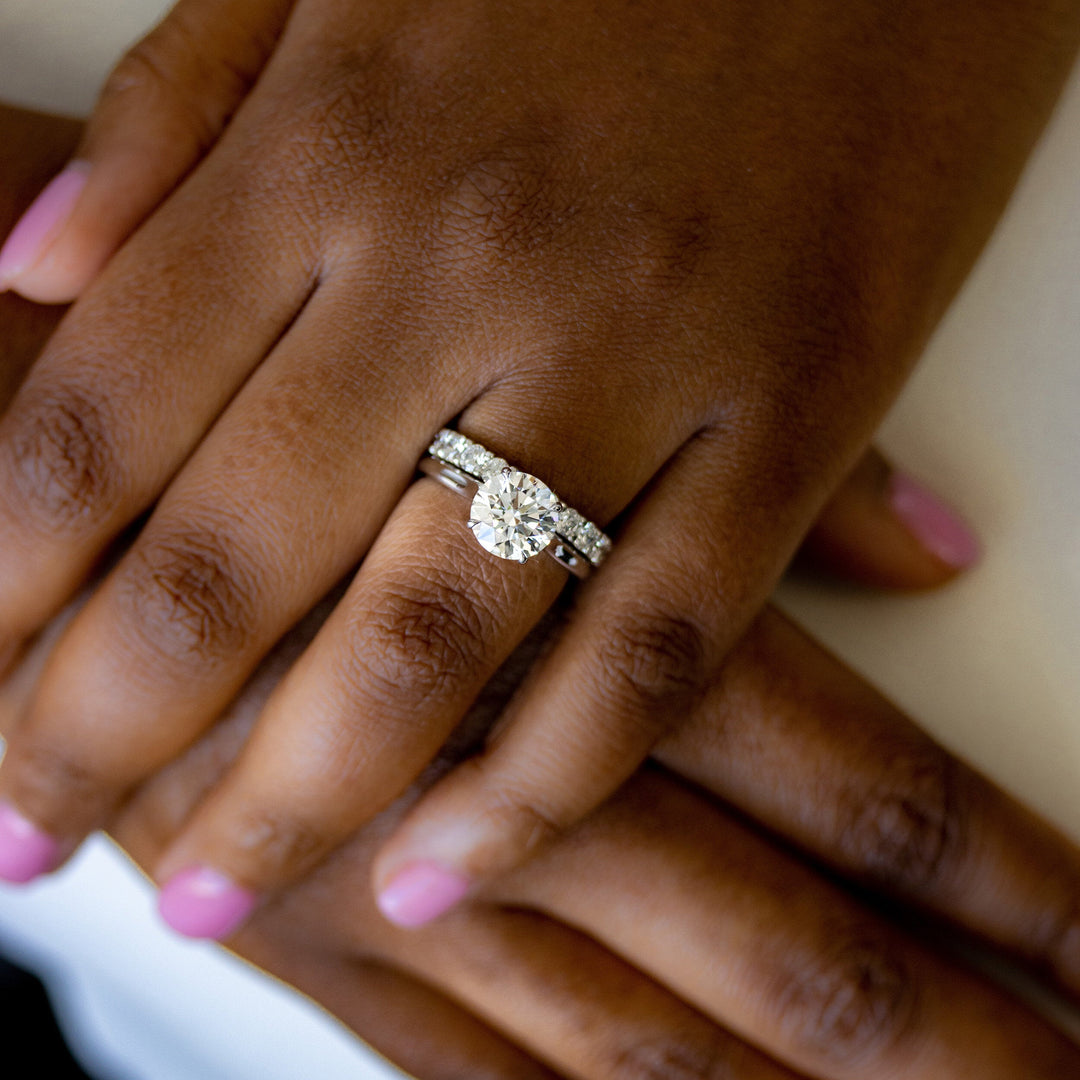 2.75ct Round Brilliant Cut Diamond 14K Gold Engagement Ring