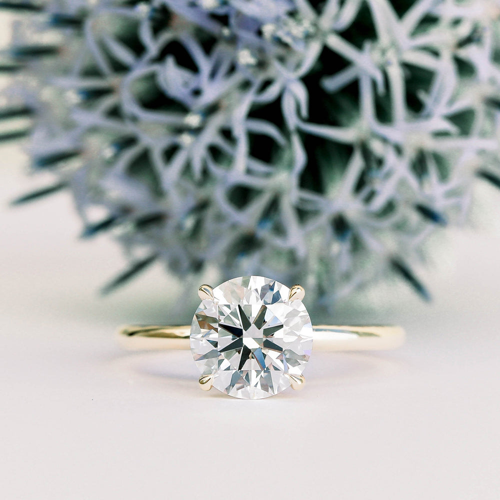 1.75ct Round Brilliant Cut Diamond 14K Gold Engagement Ring