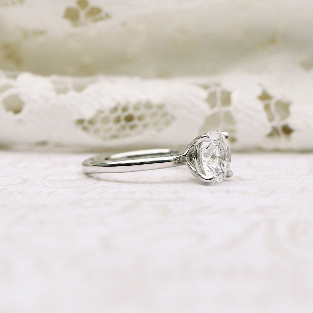 1.75ct Round Brilliant Cut Diamond 14K Gold Engagement Ring