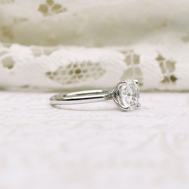 1.75ct Round Brilliant Cut Diamond 14K Gold Engagement Ring