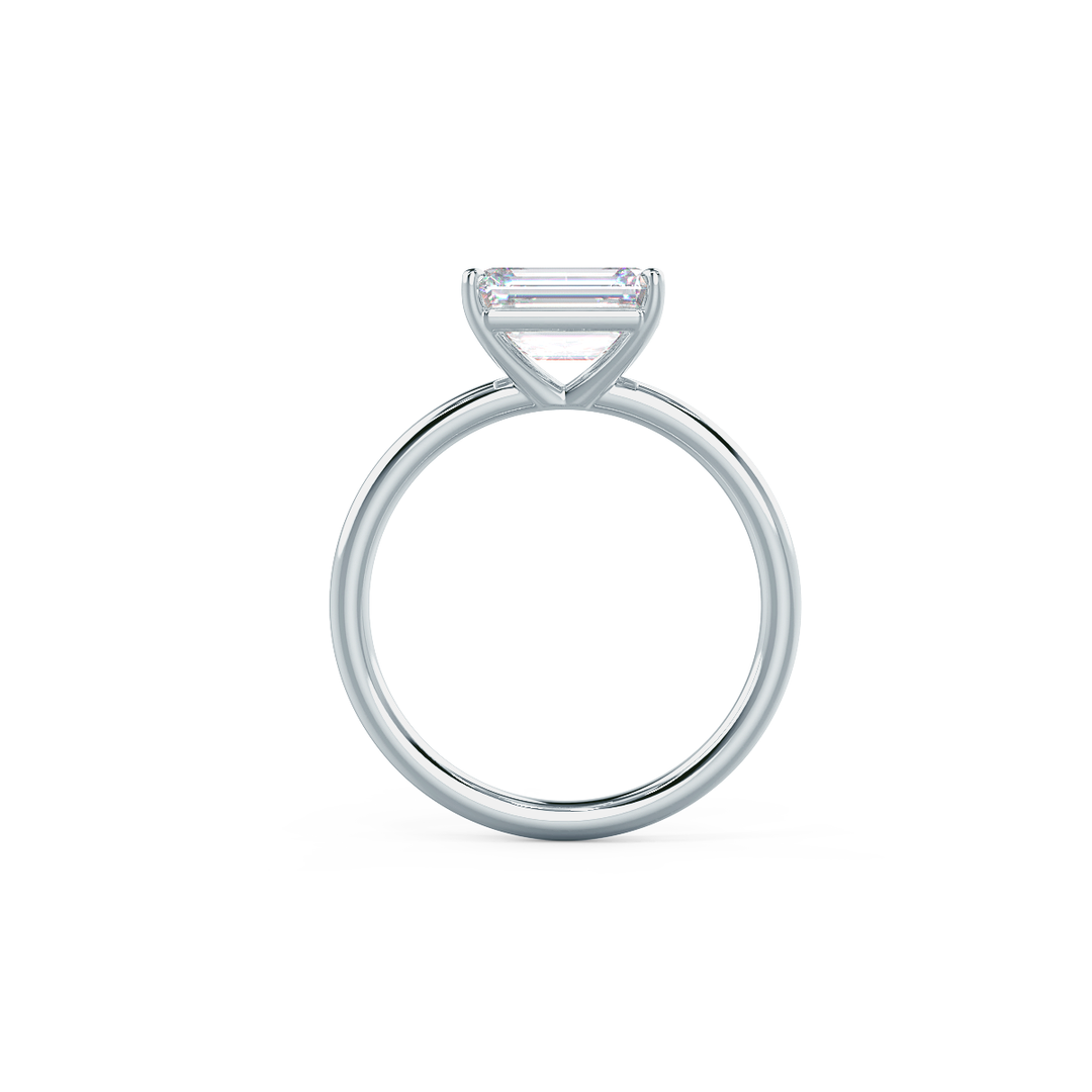 1.6CT- 2.5CT Emerald Cut East-West Moissanite Diamond Engagement Ring