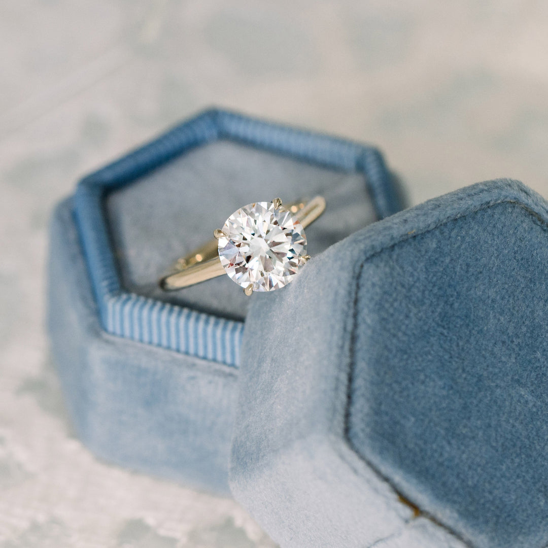 1.50ct Round Brilliant Cut Diamond 14K Gold Engagement Ring