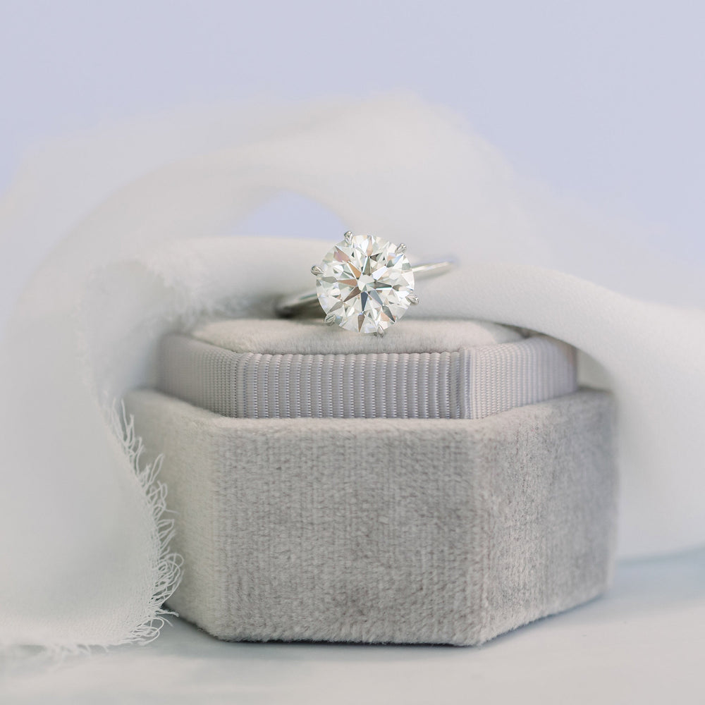 2.50ct Round Brilliant Cut Diamond 14K Gold Engagement Ring