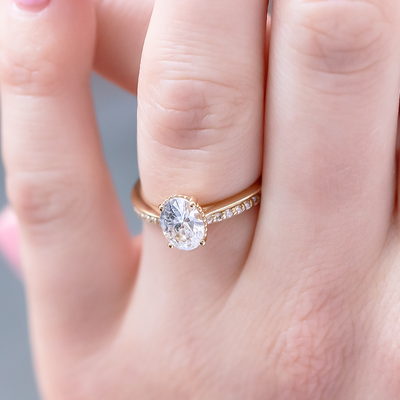 Round Brilliant Cut Full Eternity Wedding Band