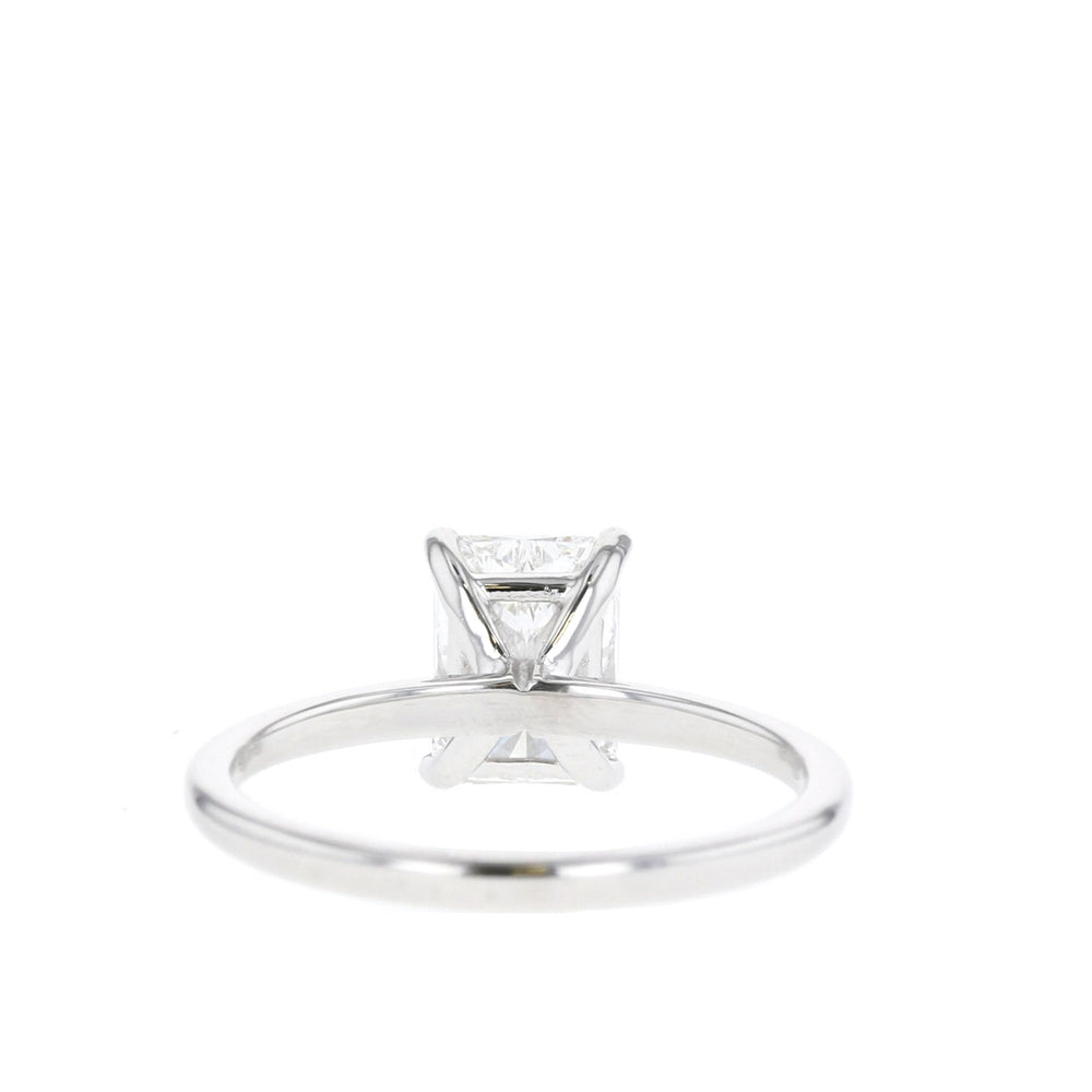 1.70ct Radiant Cut Moissanite Solitaire Diamond Engagement Ring