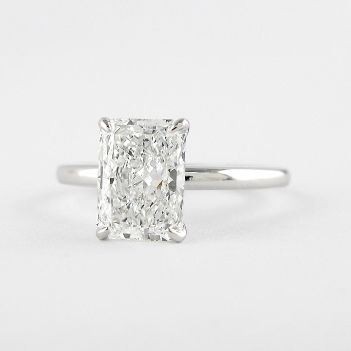 1.8 CT Radiant Cut Moissanite Engagement Ring