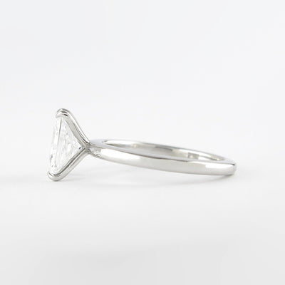 1.80CT Radiant Cut Solitaire Moissanite Diamond Engagement Ring 