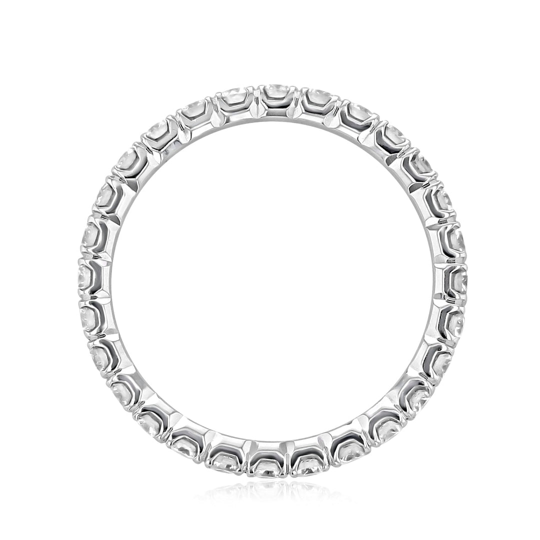 Round Brilliant Cut Full Eternity Wedding Band