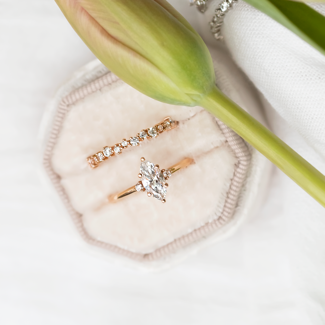 Round Brilliant Cut Full  Eternity Wedding Band