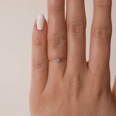 0.04ct Round Cut Unique Moissanite Diamond Wedding Band