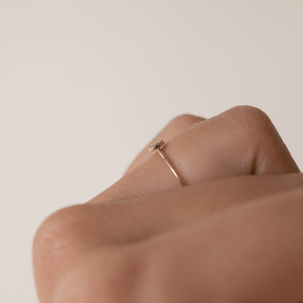 0.04ct Round Cut Unique Moissanite Diamond Wedding Band