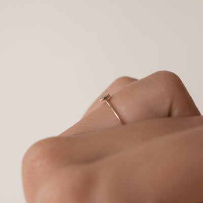 0.04ct Round Cut Unique Moissanite Diamond Wedding Band