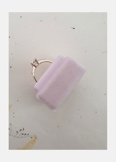 Radiant Cut Three Stone Diamond Engagement Ring 14K Yellow Gold