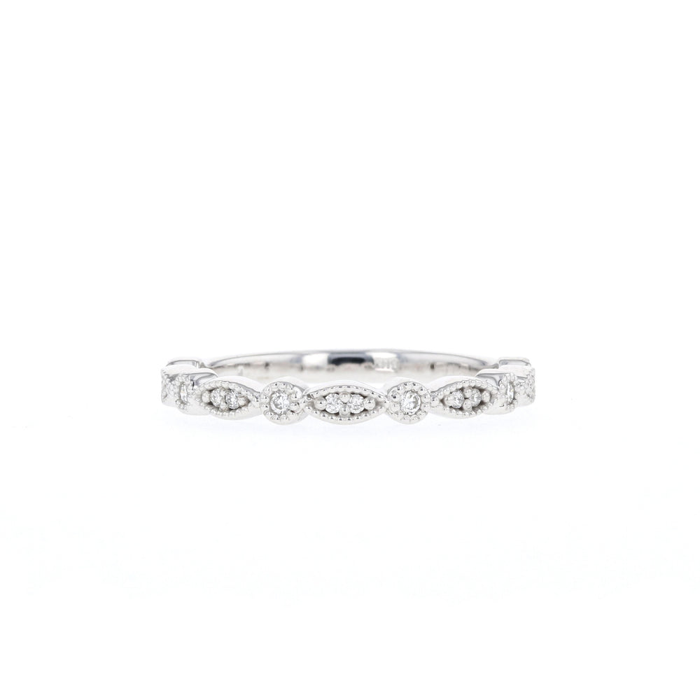 0.11ct Round Brilliant Cut Unique Moissanite Diamond Full Eternity Wedding Band