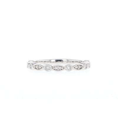 0.11ct Round Brilliant Cut Unique Moissanite Diamond Full Eternity Wedding Band