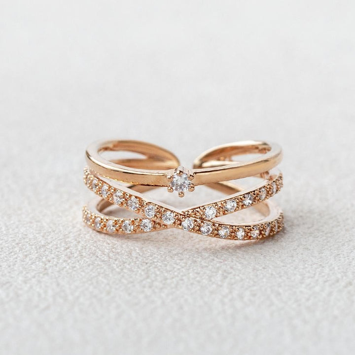 0.35CT Round Brilliant Cut Flexible Gift Wedding Band for Her