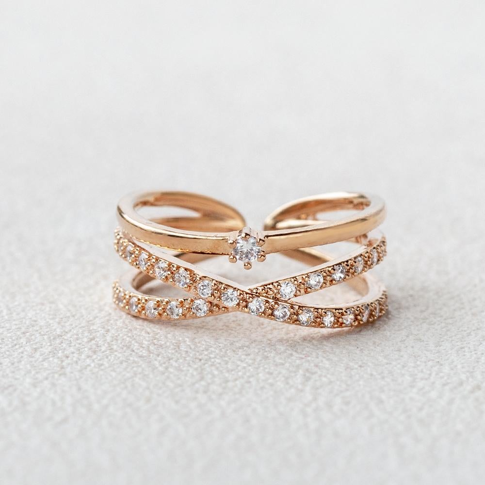 0.35CT Round Brilliant Cut Flexible Gift Wedding Band for Her