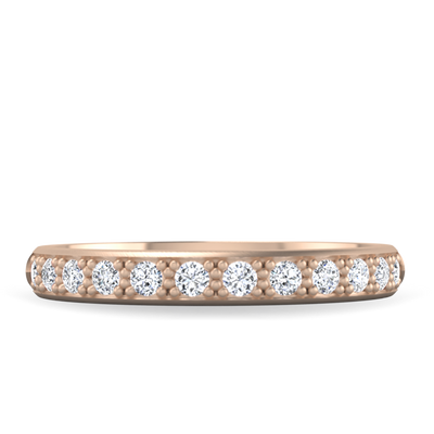 Round Brilliant Cut Full Eternity Wedding Band