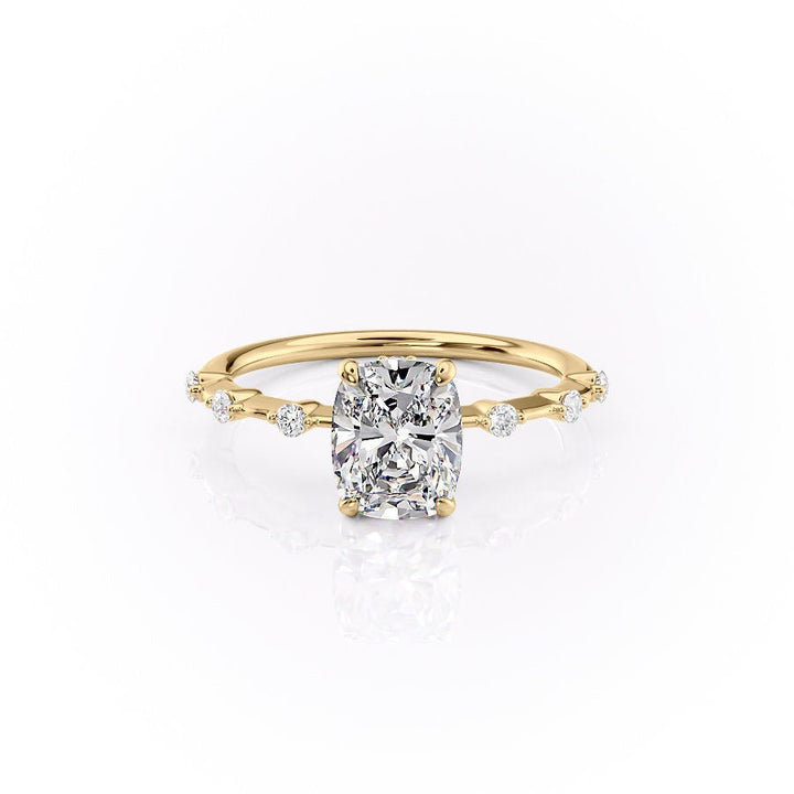 2 CT Cushion Cut Moissanite Engagement Ring