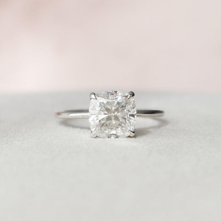 3 CT Cushion Cut Moissanite Wedding Ring