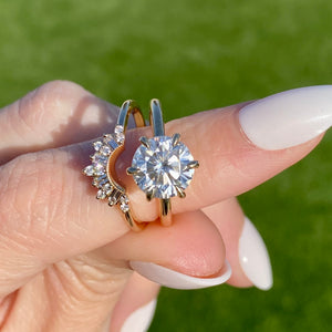 2.50CT Round Diamond Solitaire Moissanite Engagement Ring